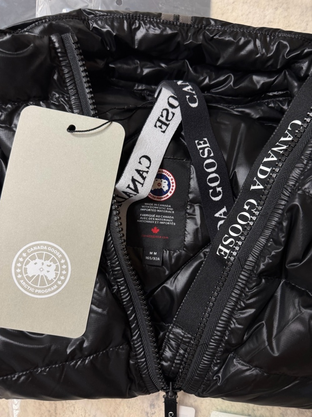 Canada Goose Cypress Jacket Black – Size M – Brand New With Tags – Full Set - Picture 10 of 11